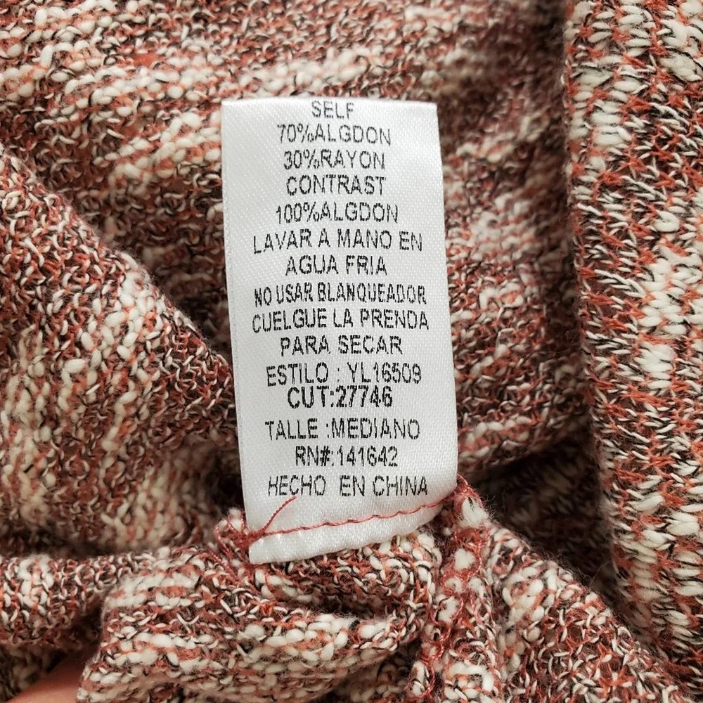 NWT Ya Los Angeles Open Back Crochet Shirt